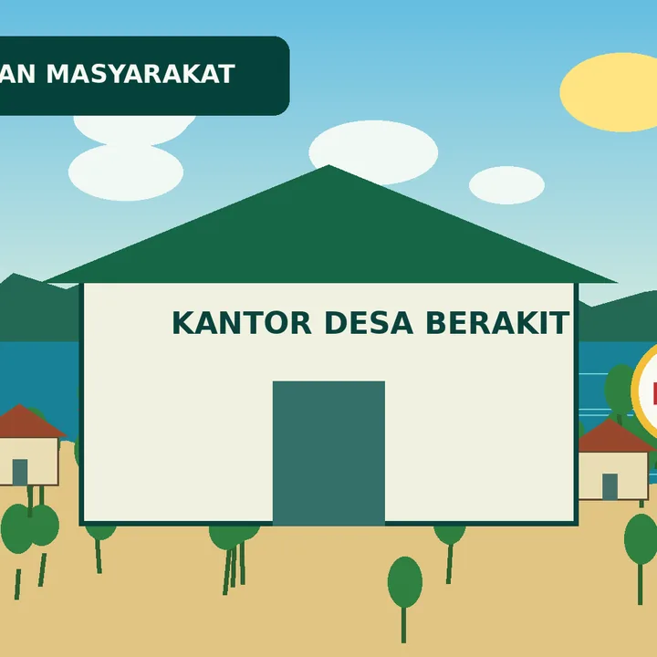Ilustrasi kesehatan Berakit